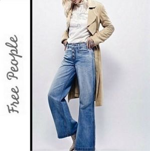 Free people Wide Leg jeans